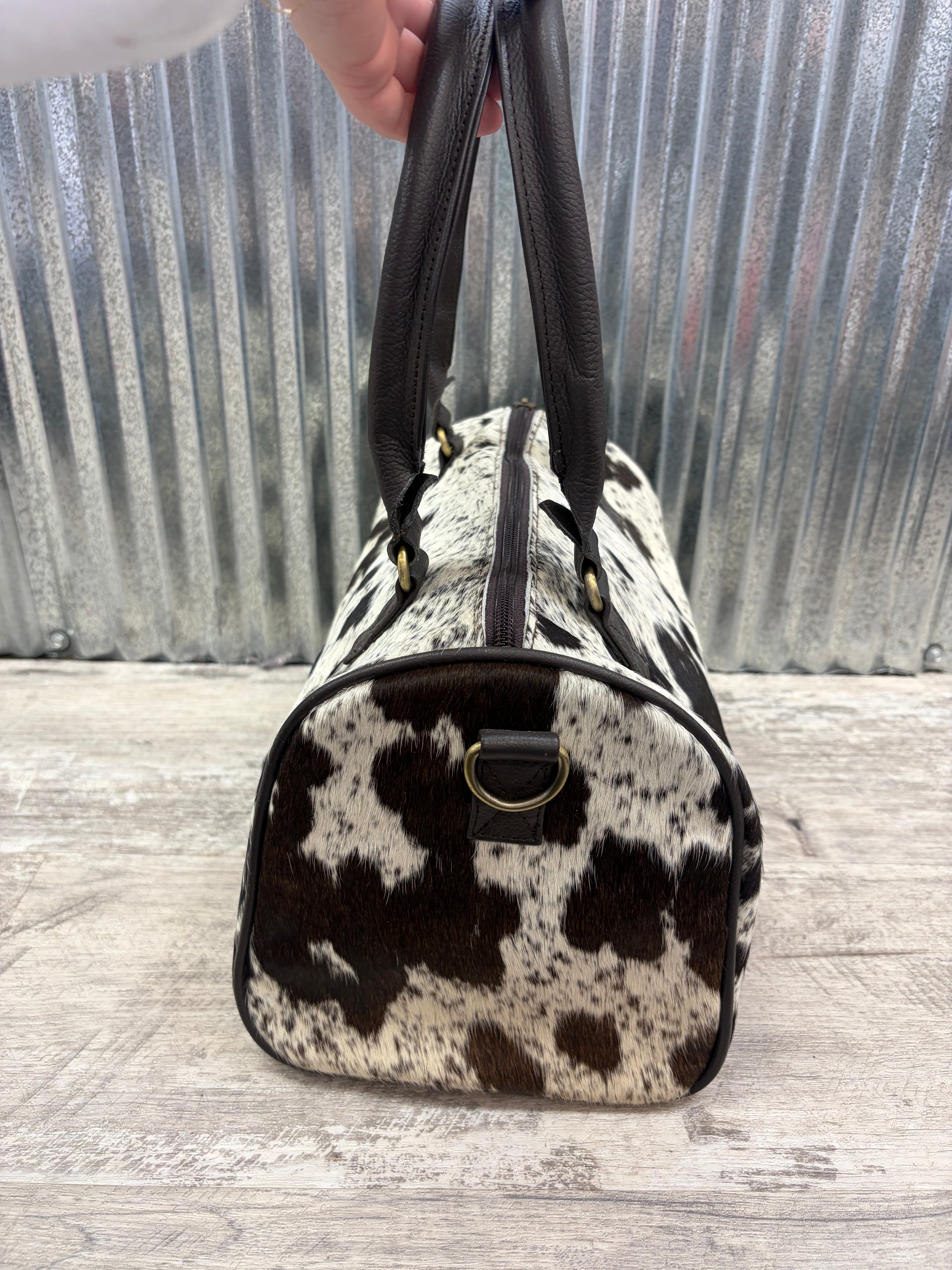 The Cowhide Mini Duffle