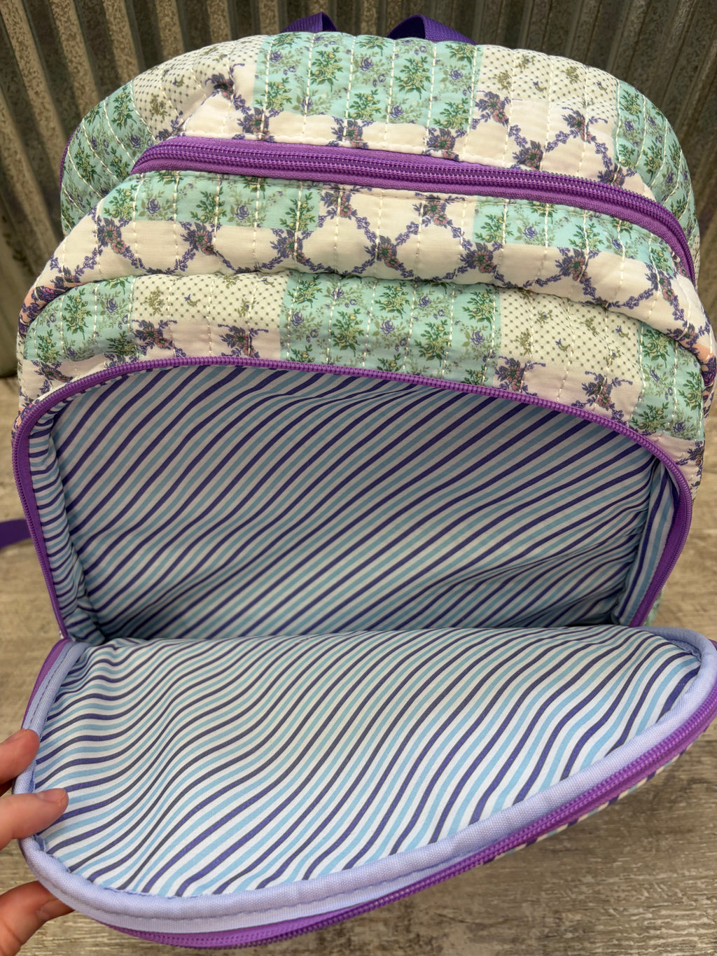 Simply Southern Patchwork Print Backpack