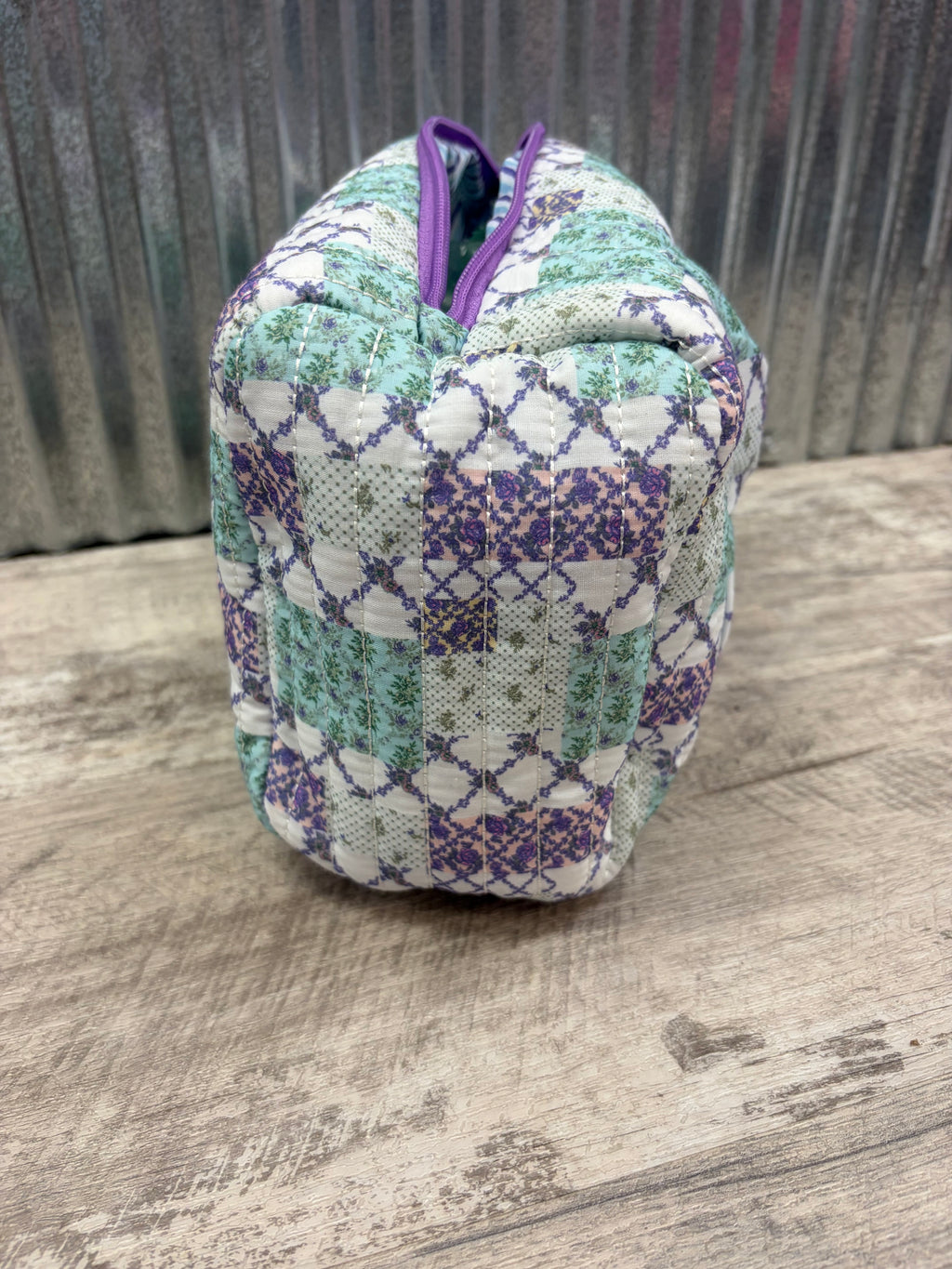 Simply Southern Patchwork Bow Cosmetic Bag