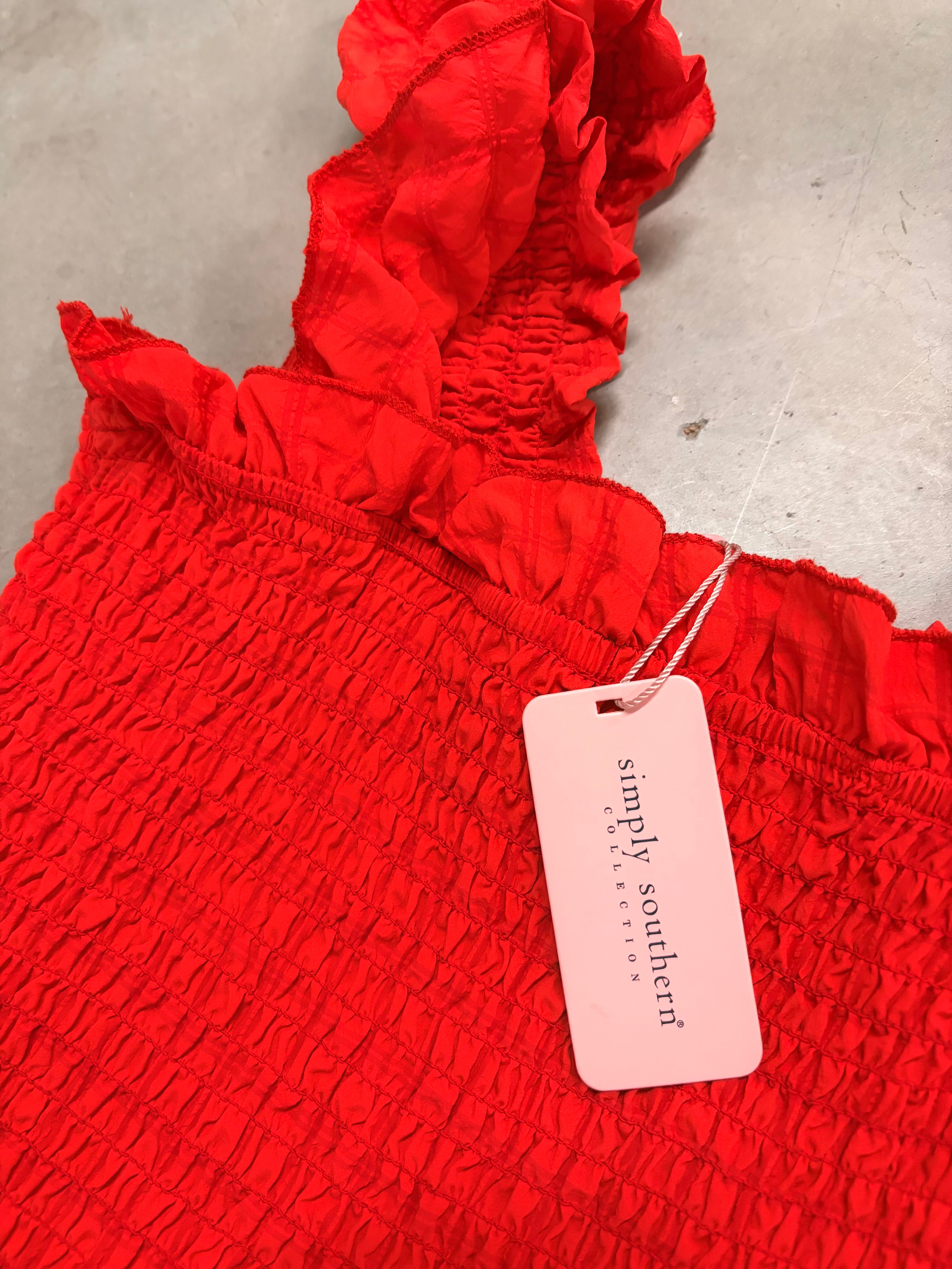 Simply Southern Red Maxi Dress