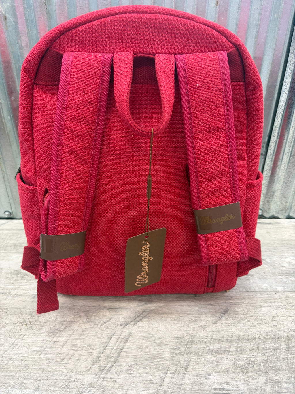 Wrangler Southwestern Print Backpack in Red