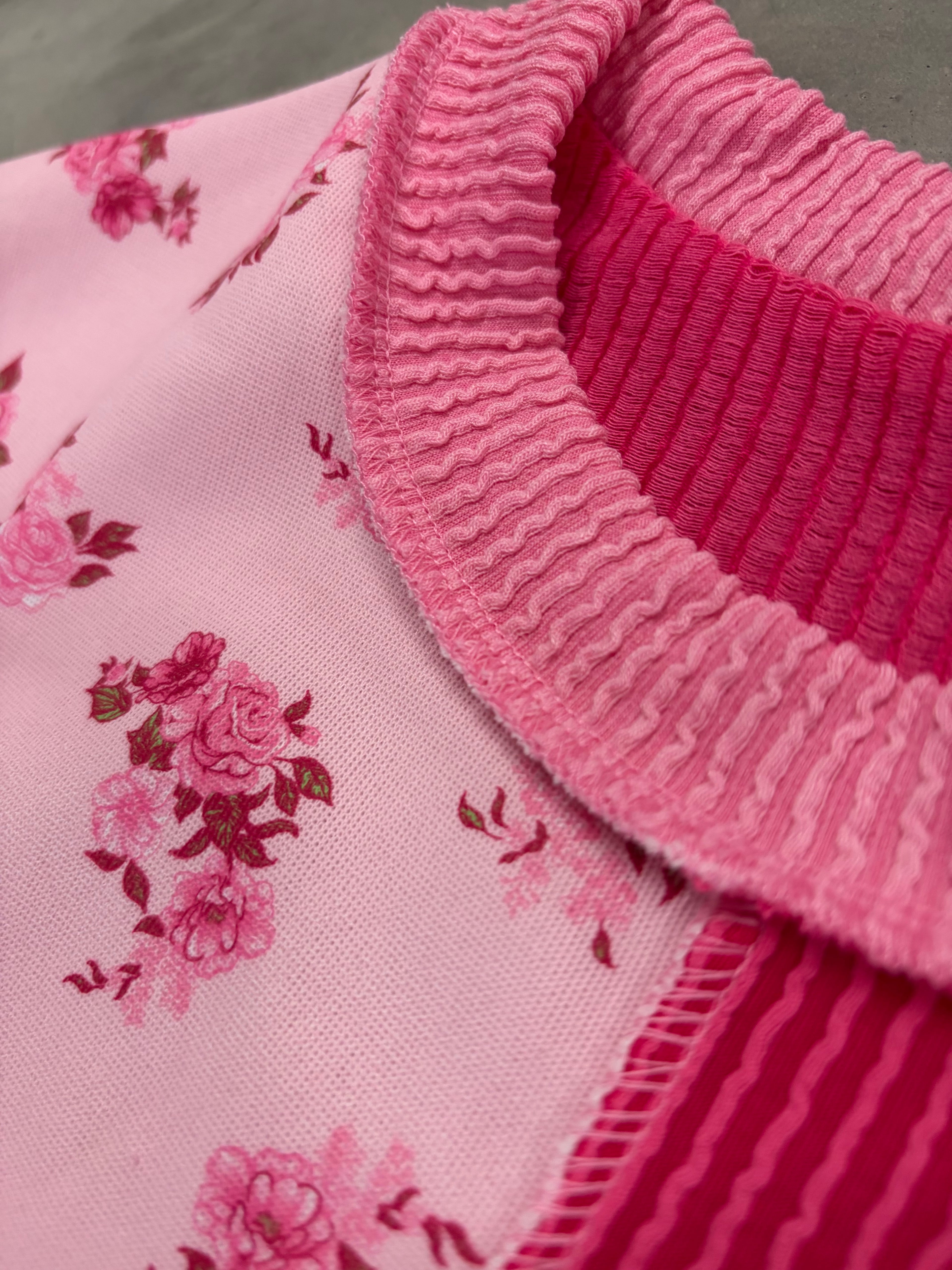 Simply Southern Pink Patchwork Tee