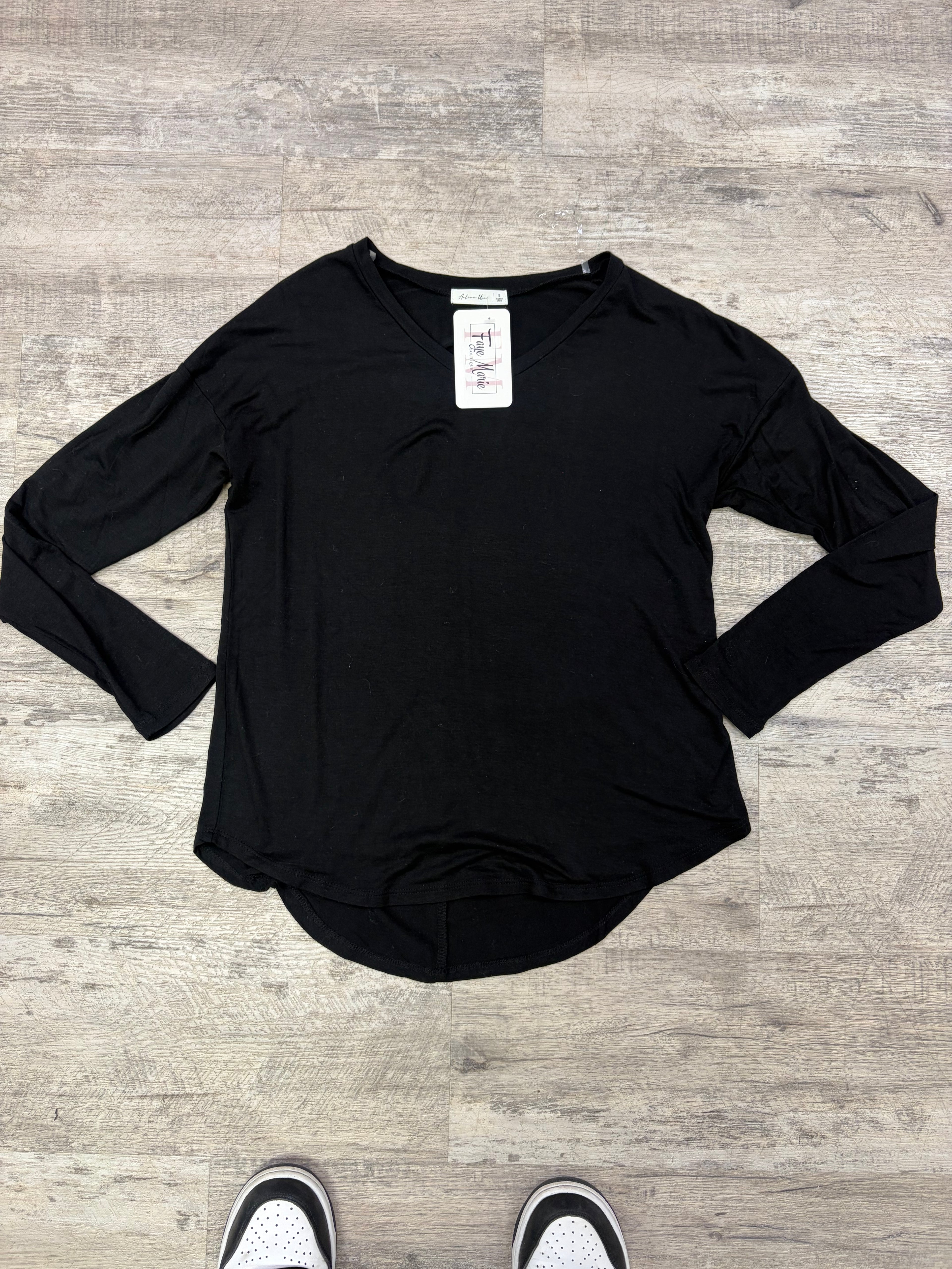 Everyday Essential Black Long Sleeve