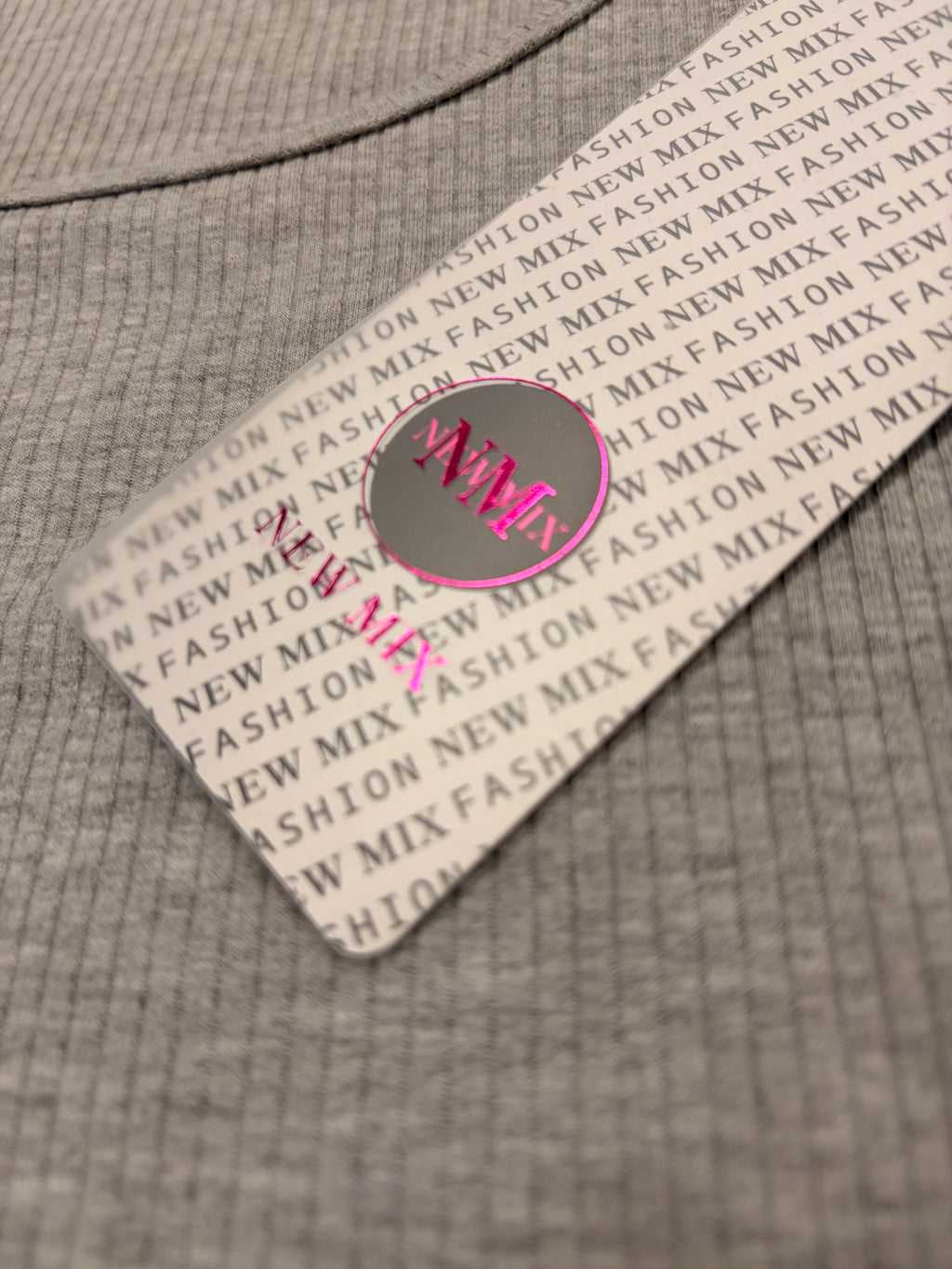 Gray Ribbed Top - Everyday Essential