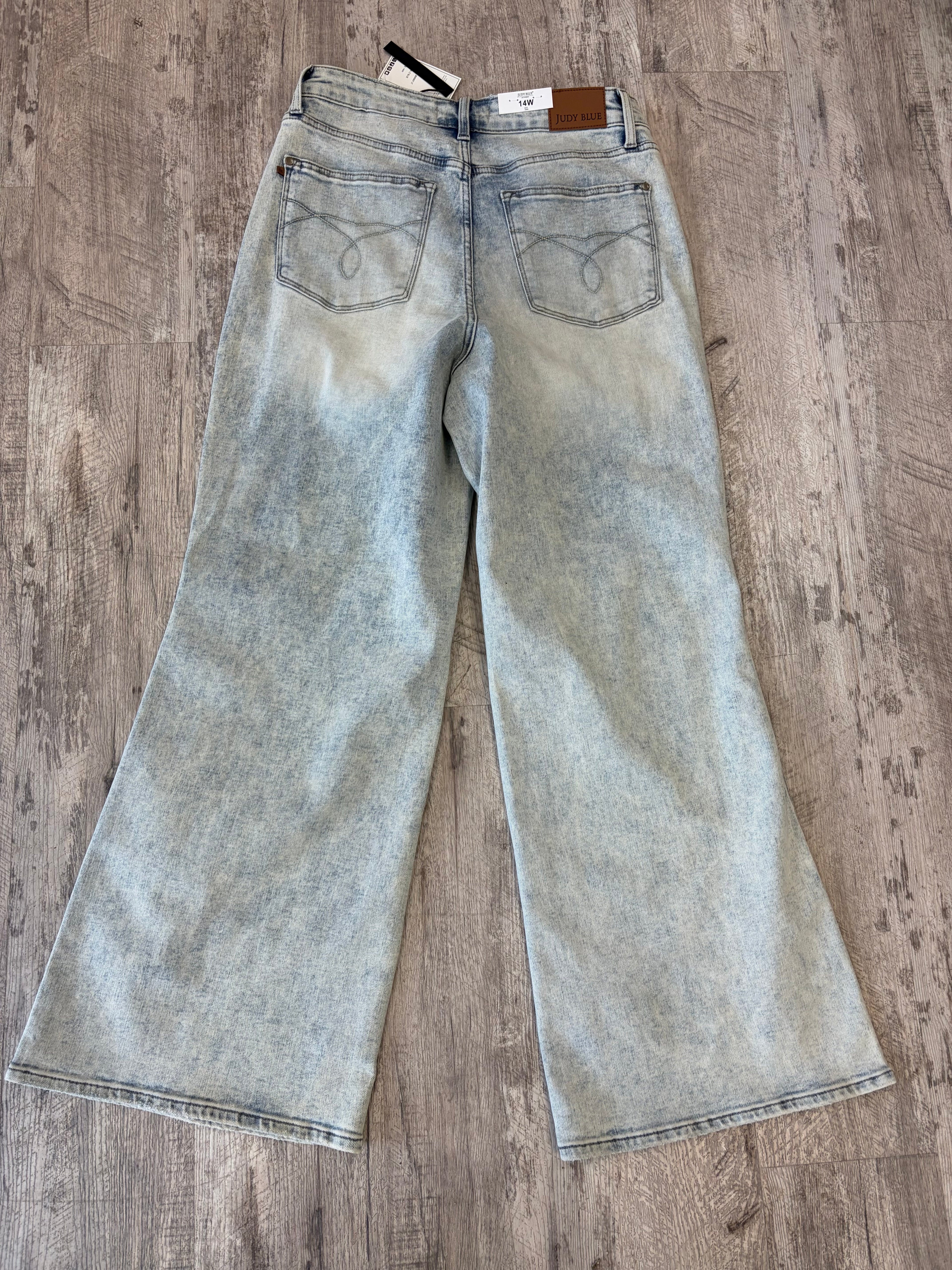 Judy Blue Retro Wide Leg Plus Jeans