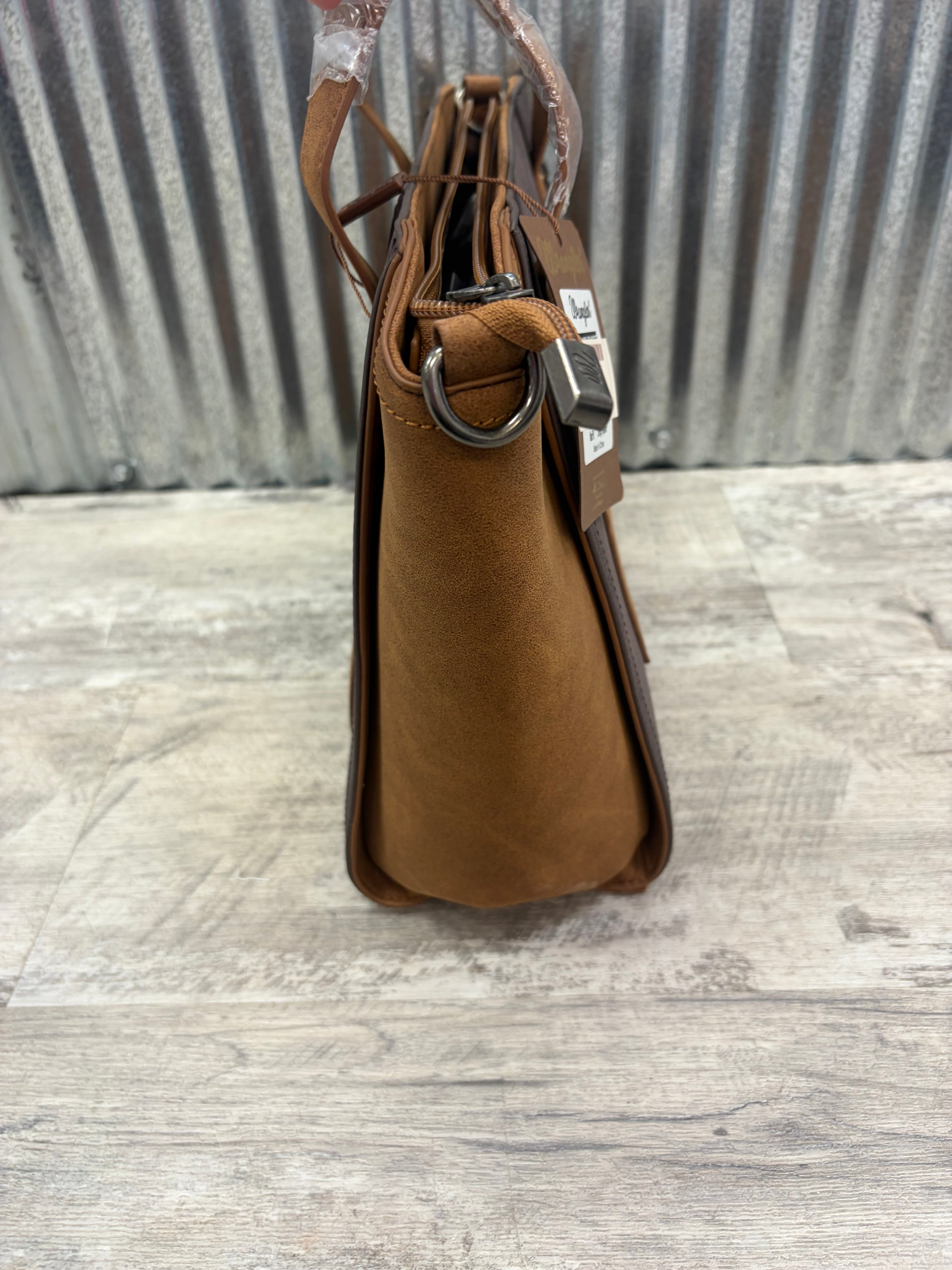 Wrangler Denim Pocket Inspired Tote with Shoulder Strap