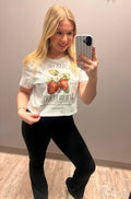 Locally Grown Strawberry Cropped Tee