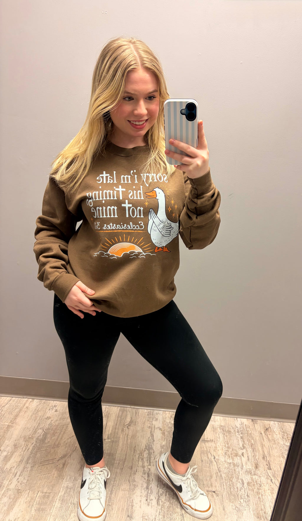 His Timing Not Mine Crewneck