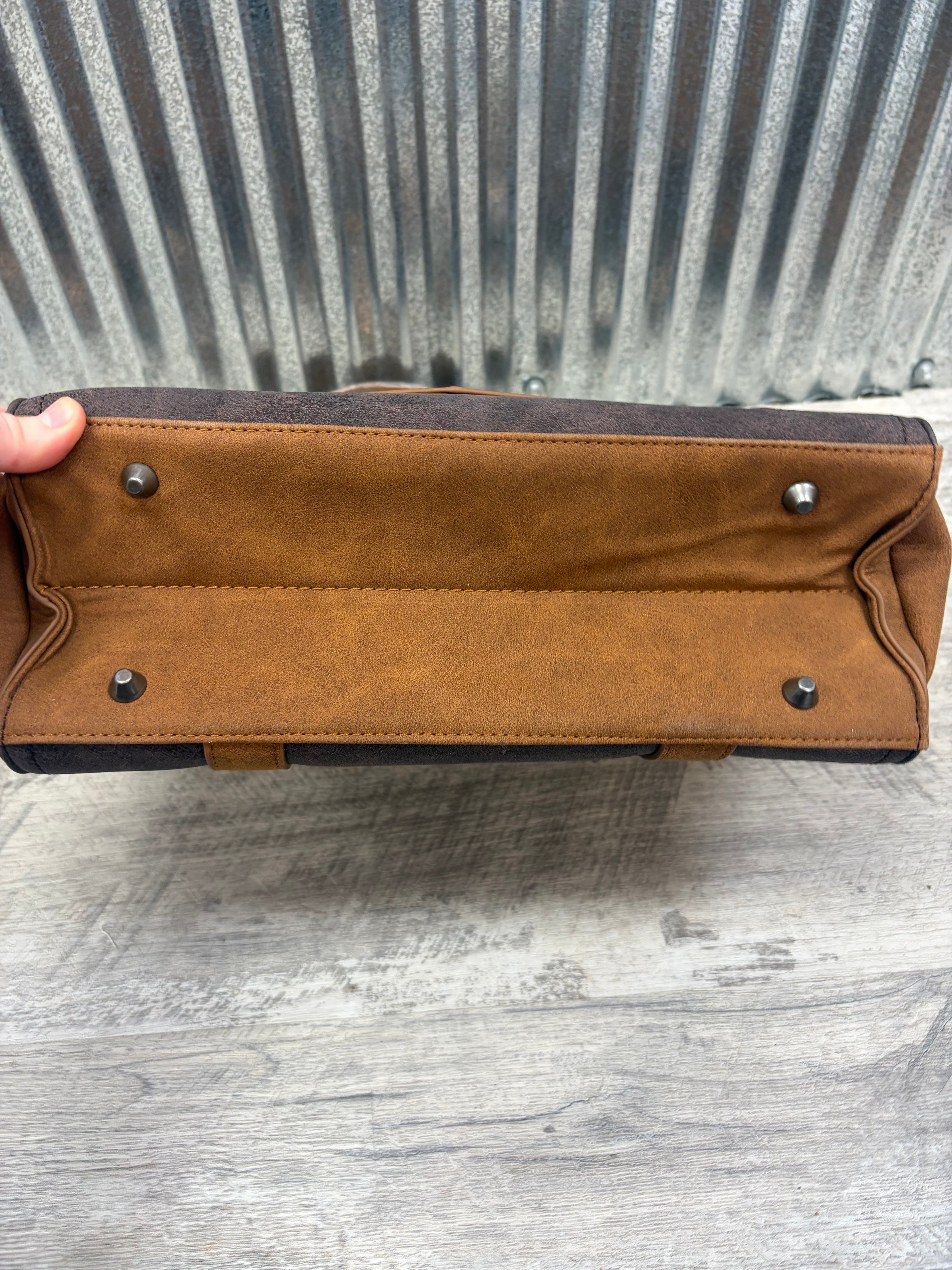 Wrangler Denim Pocket Inspired Tote with Shoulder Strap