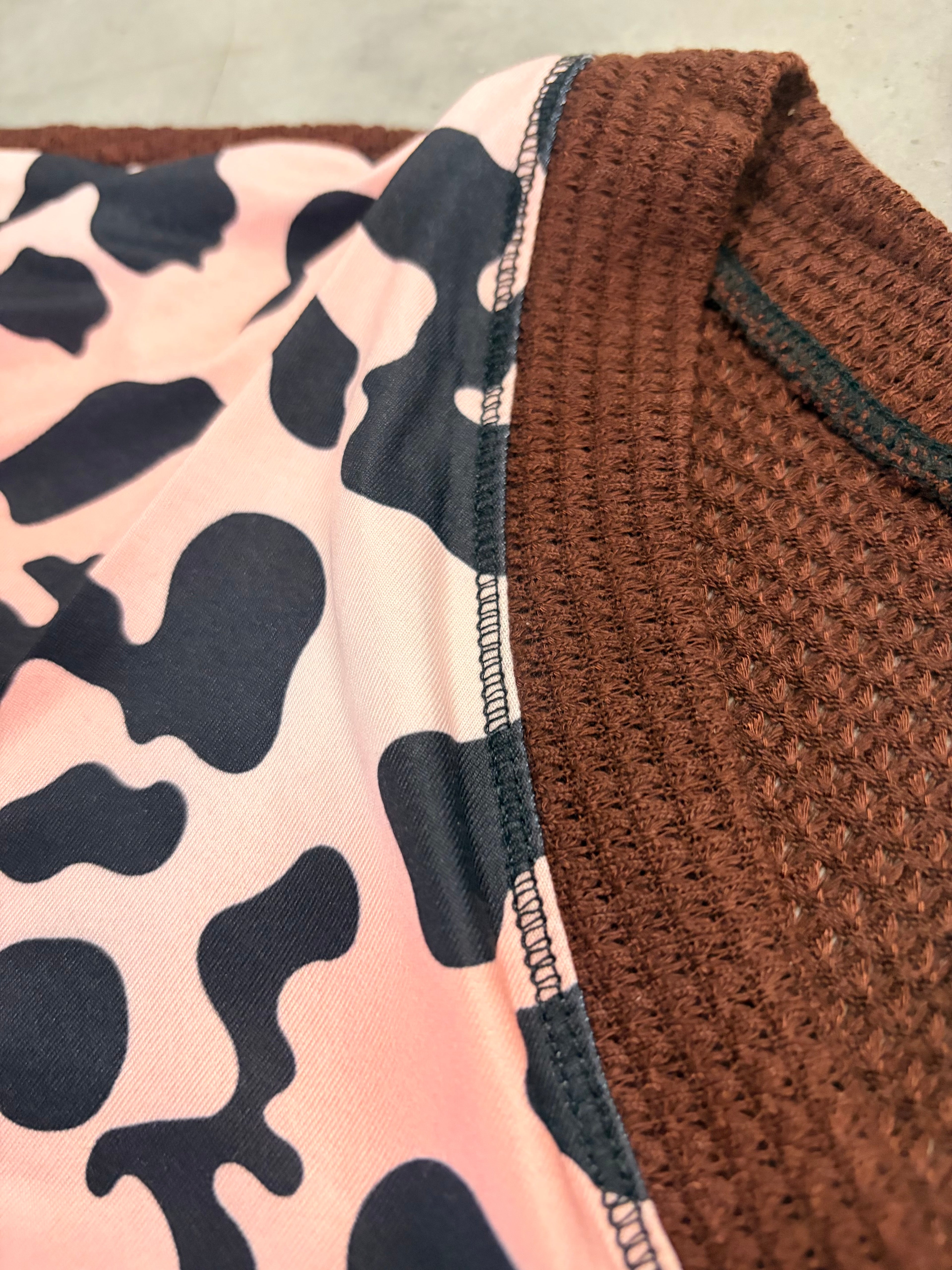 Pink and Brown Leopard Long Sleeve - Bold & Playful