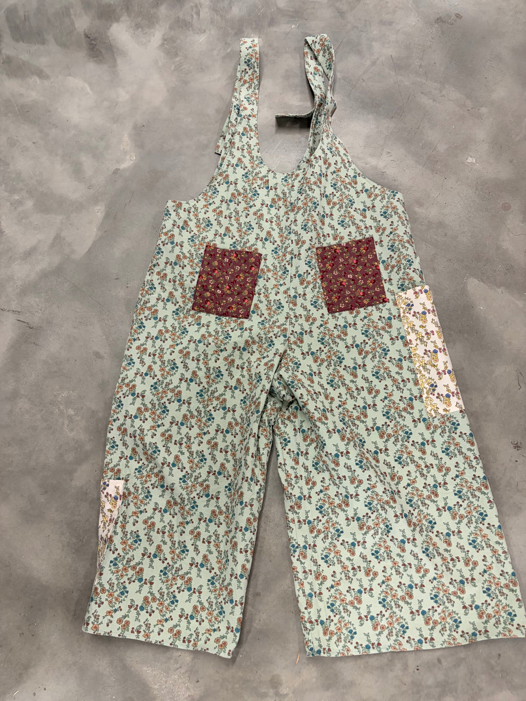 Patchwork Overalls