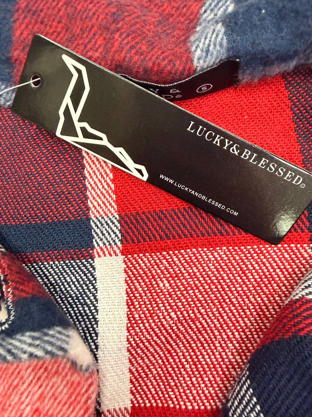 Red, Navy & White Ultra-Soft Plaid Flannel