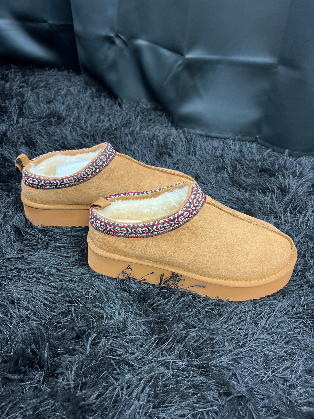 Cozy Canyon Beaded Slip-On Clogs
