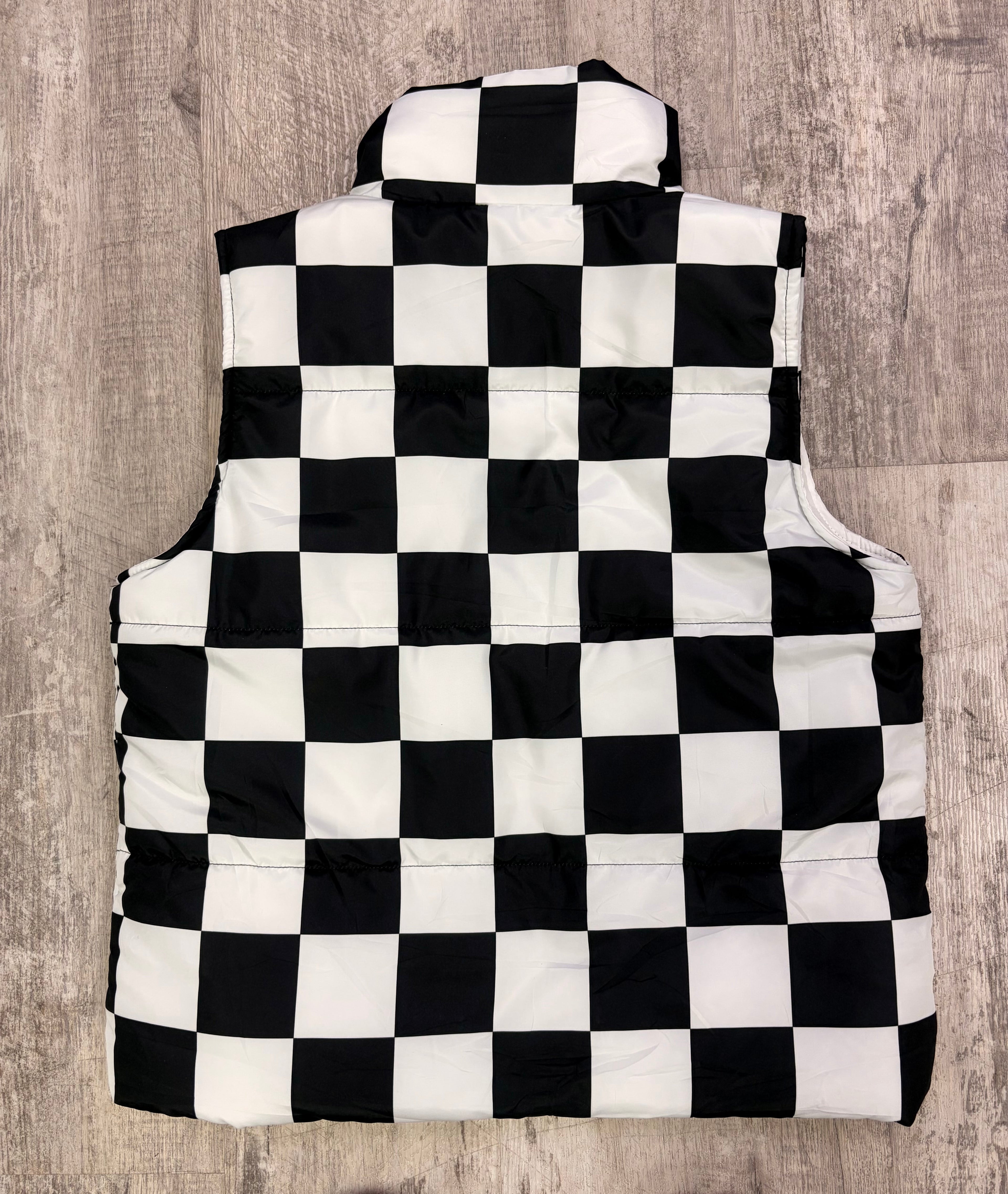 Classic Check Puffer Vest