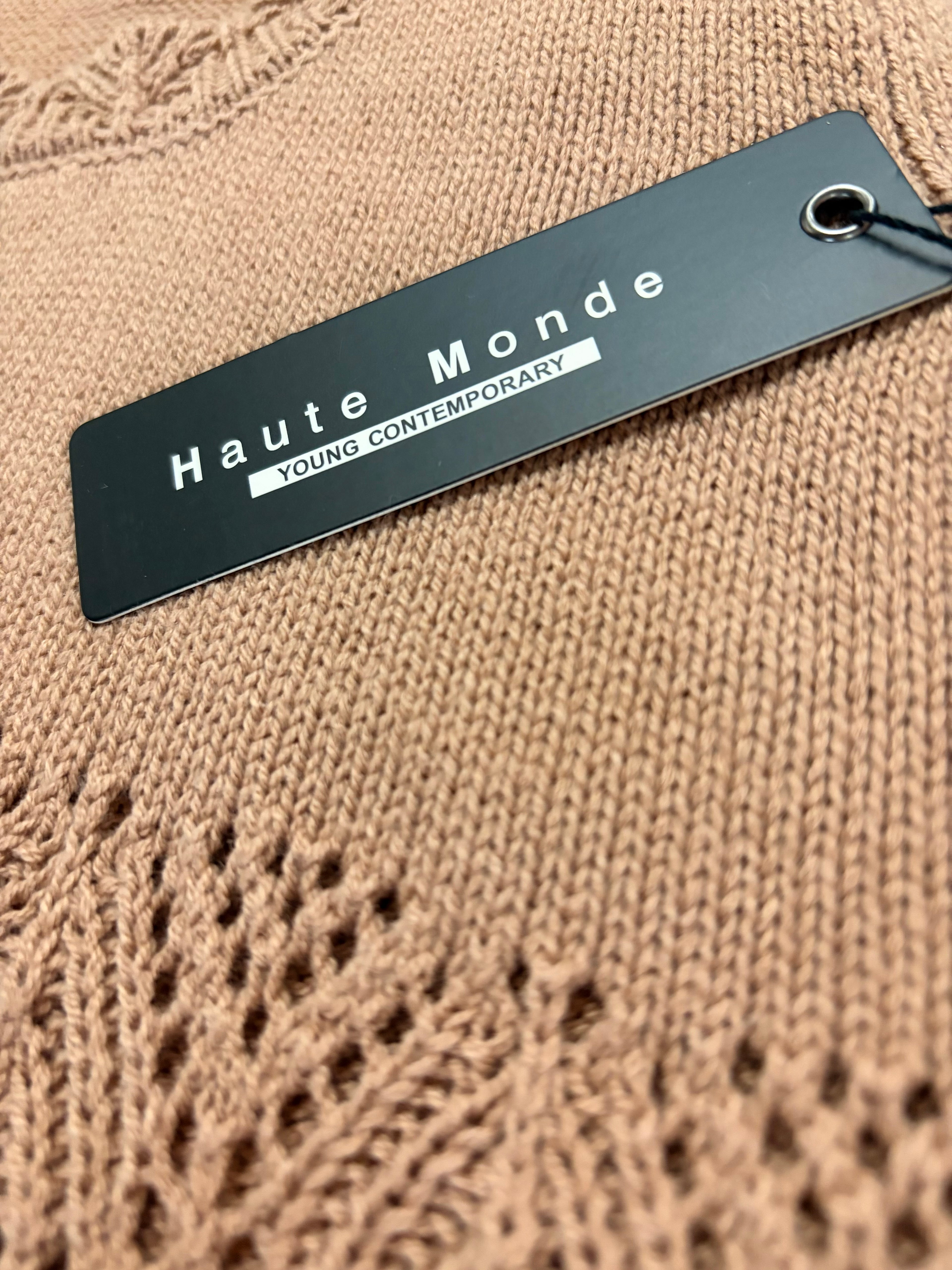 Tan Sleeveless Sweater - Chic Layering Essential