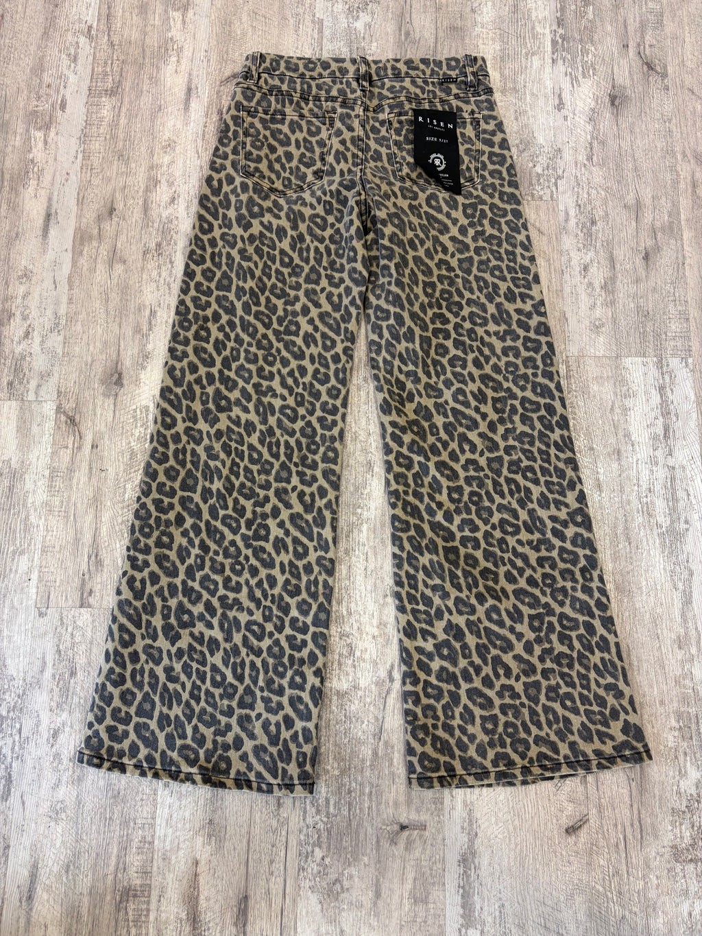 Risen Leopard Print Jeans