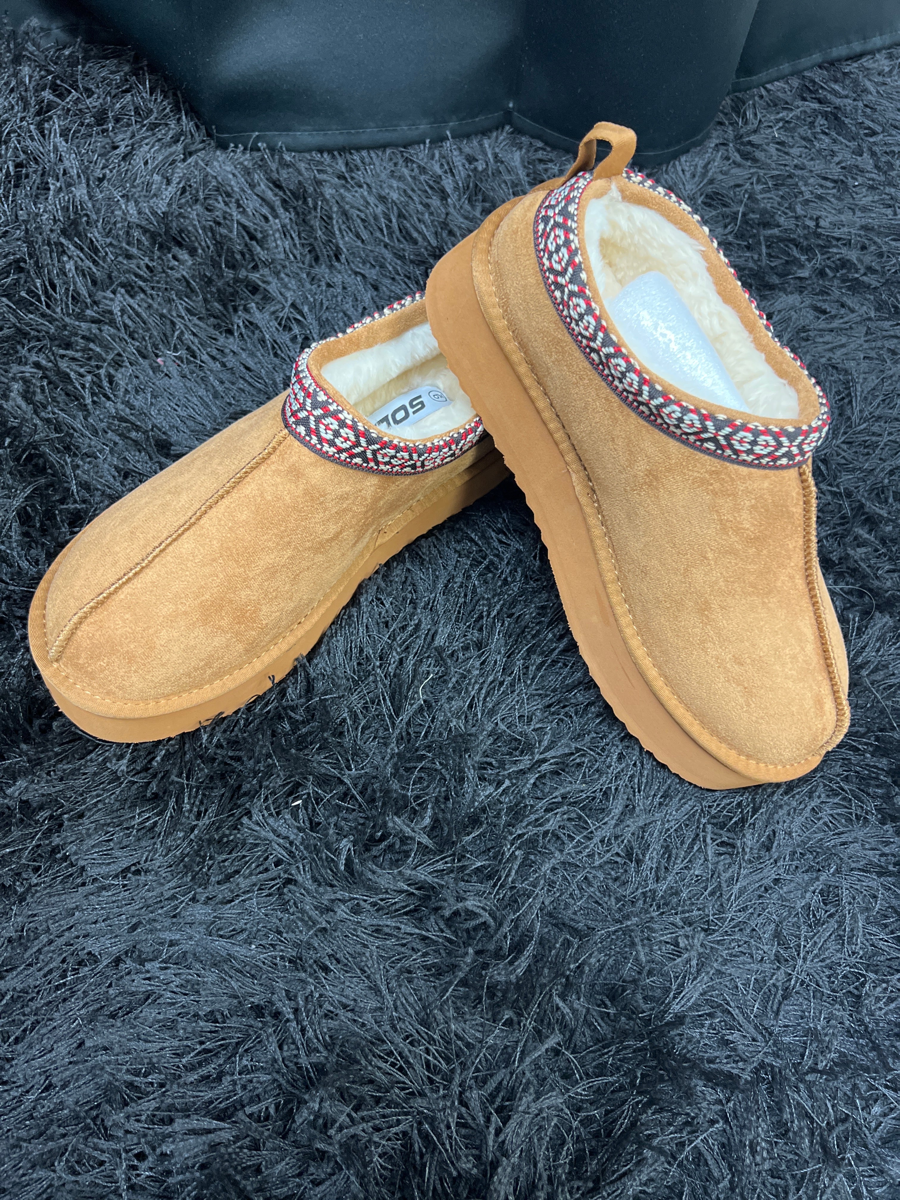 Cozy Canyon Beaded Slip-On Clogs