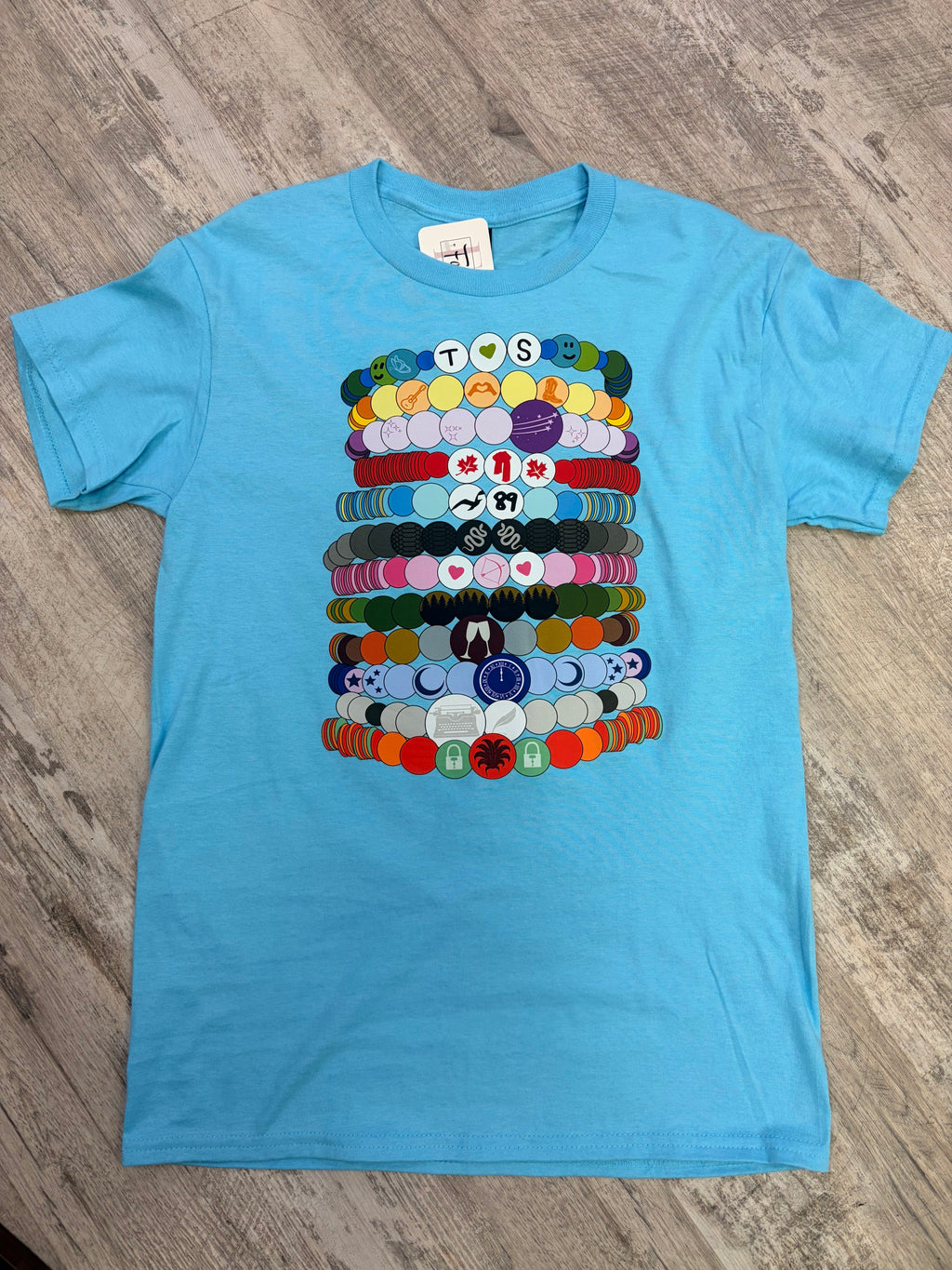 Eras Friendship Bracelet Tee – Hand Pressed Swiftie Favorite