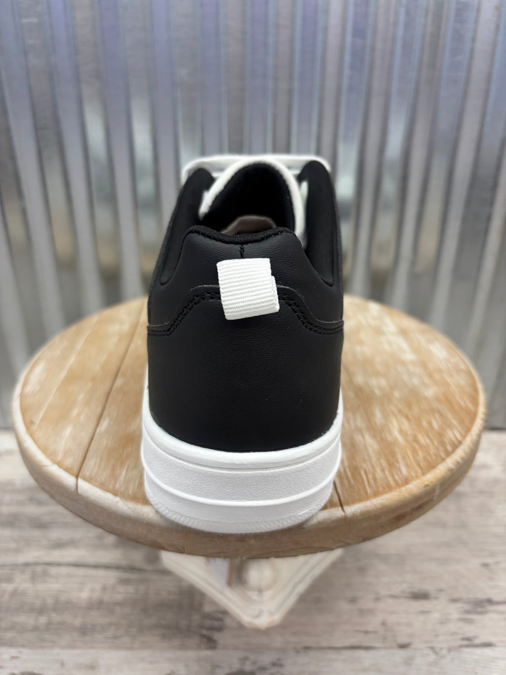 Elevated Edge Black & White Sneakers