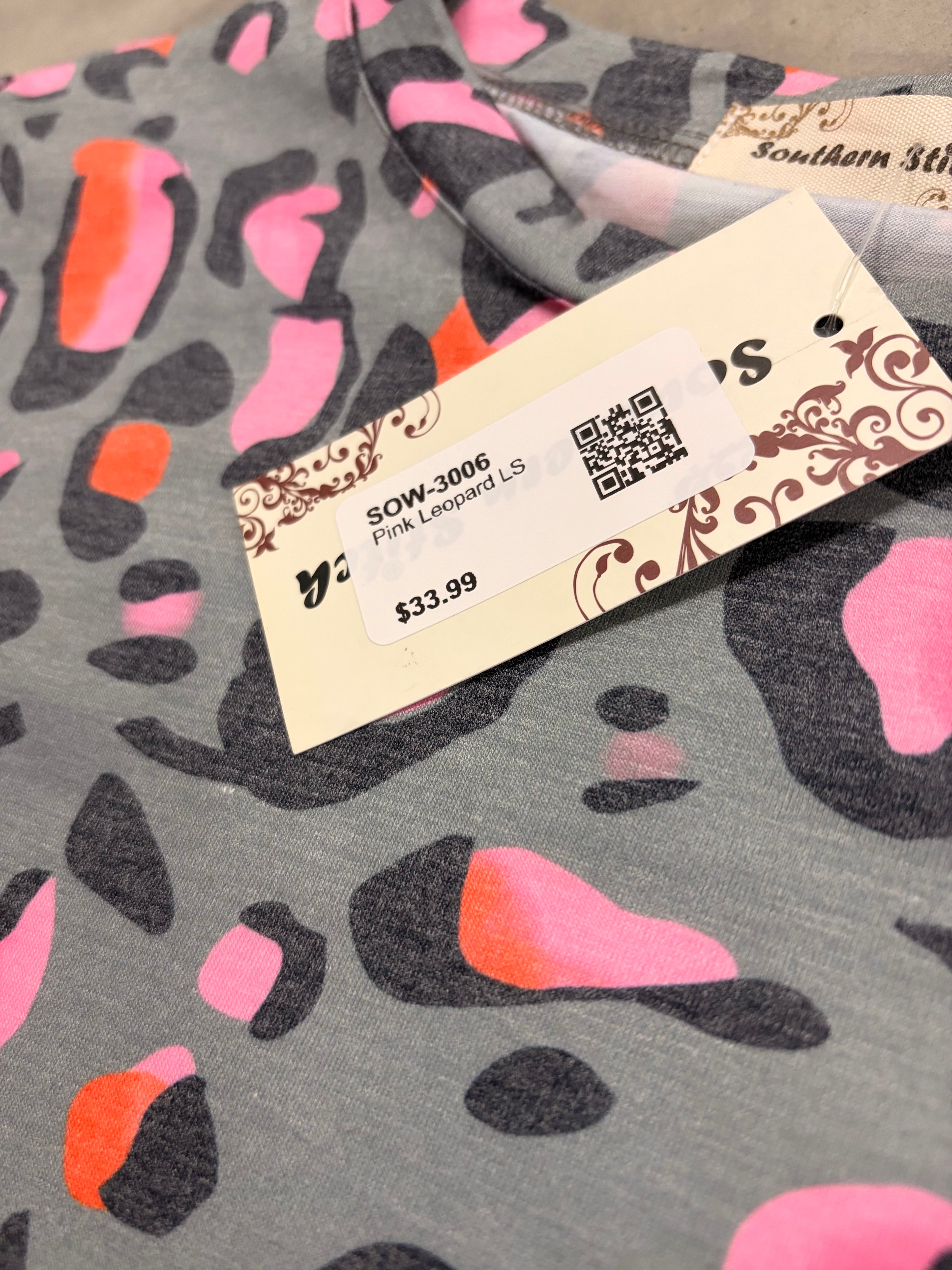 Leopard Print Long Sleeve Top - Bold & Trendy