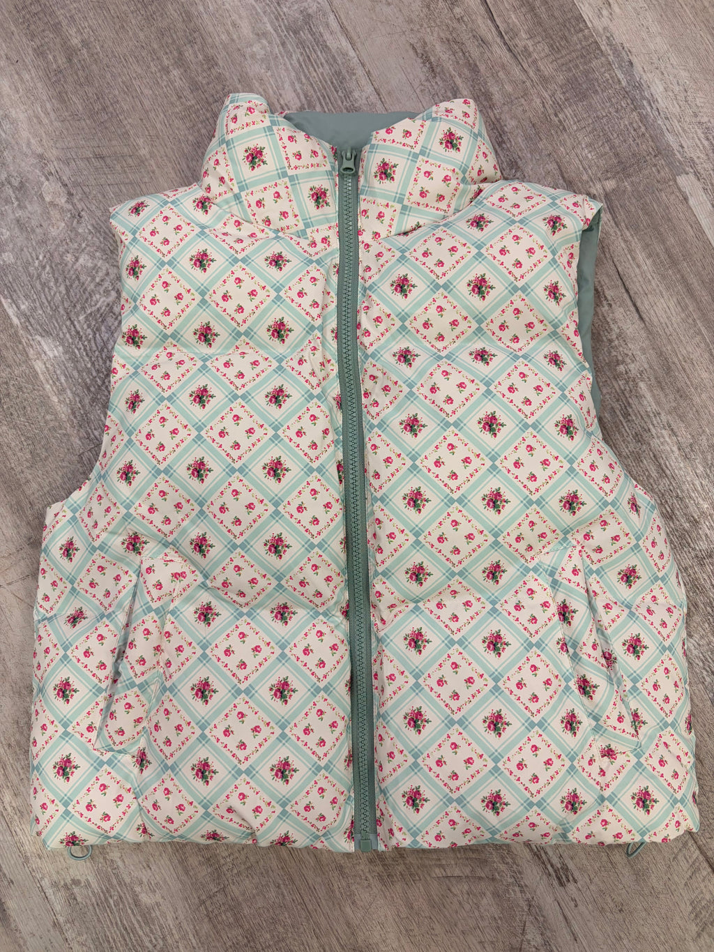 Bloom Checkered Vest