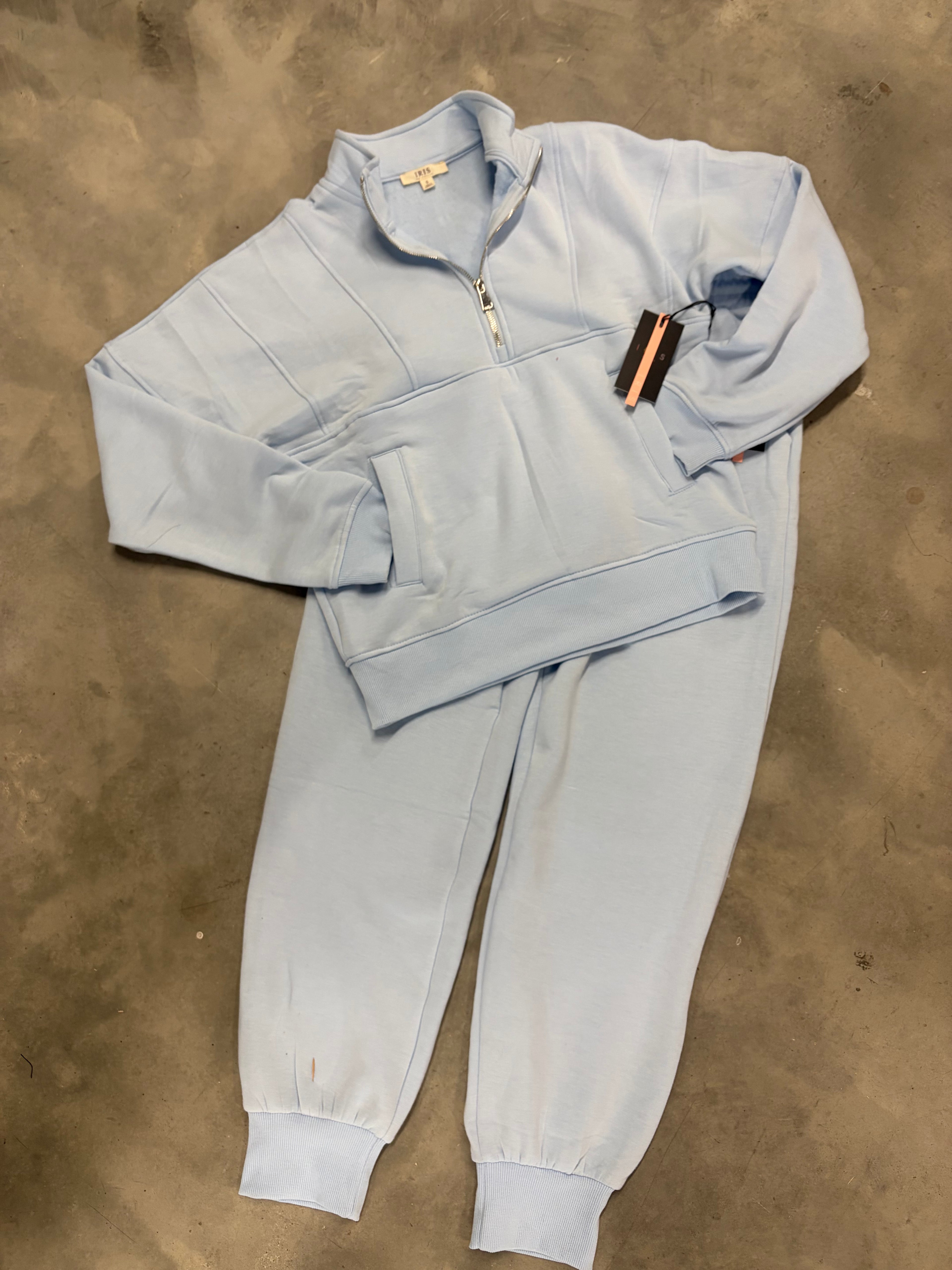 Blue Fleece 2 Piece Set