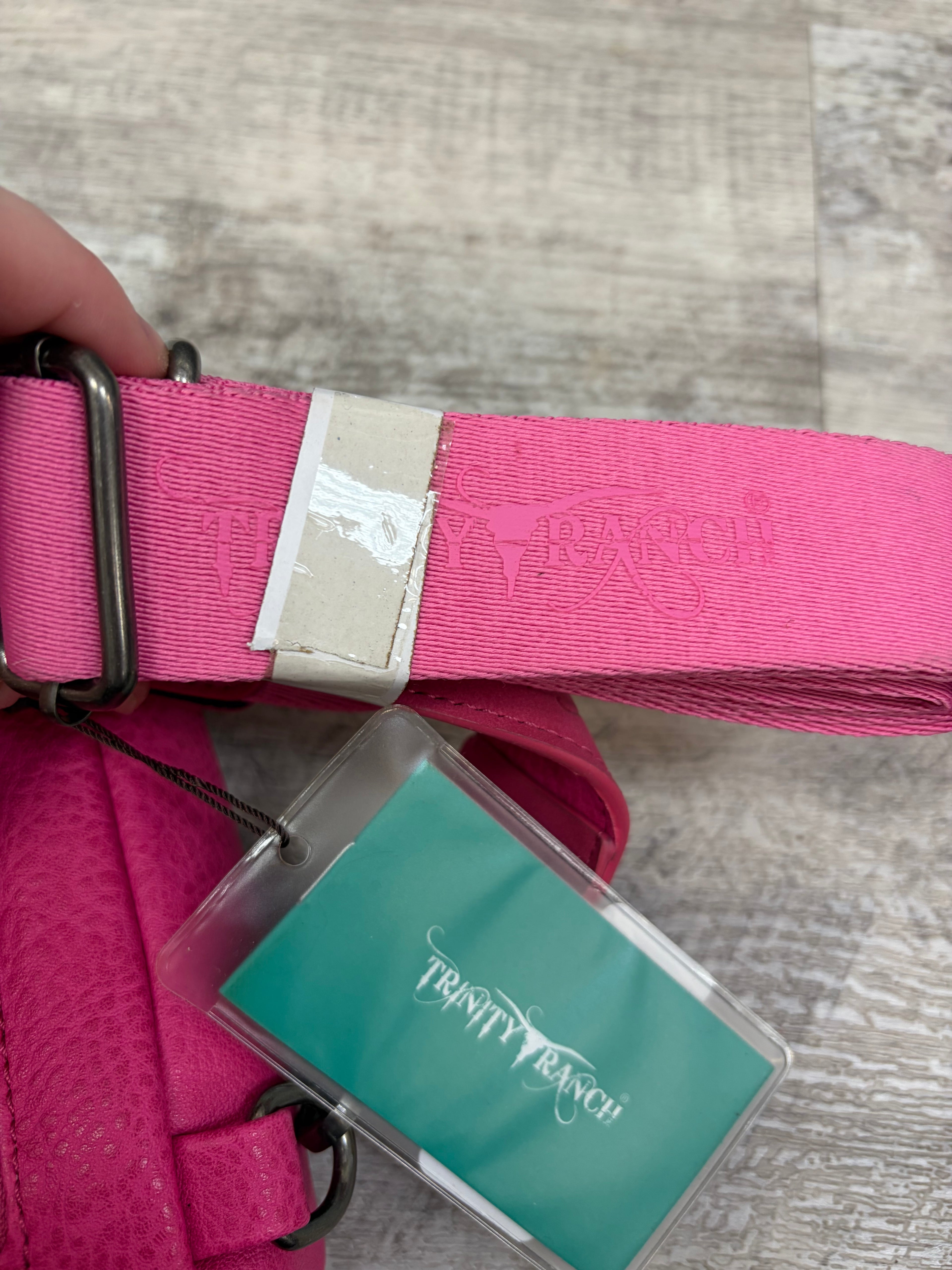 The Wildflower Pink Tooled Bag