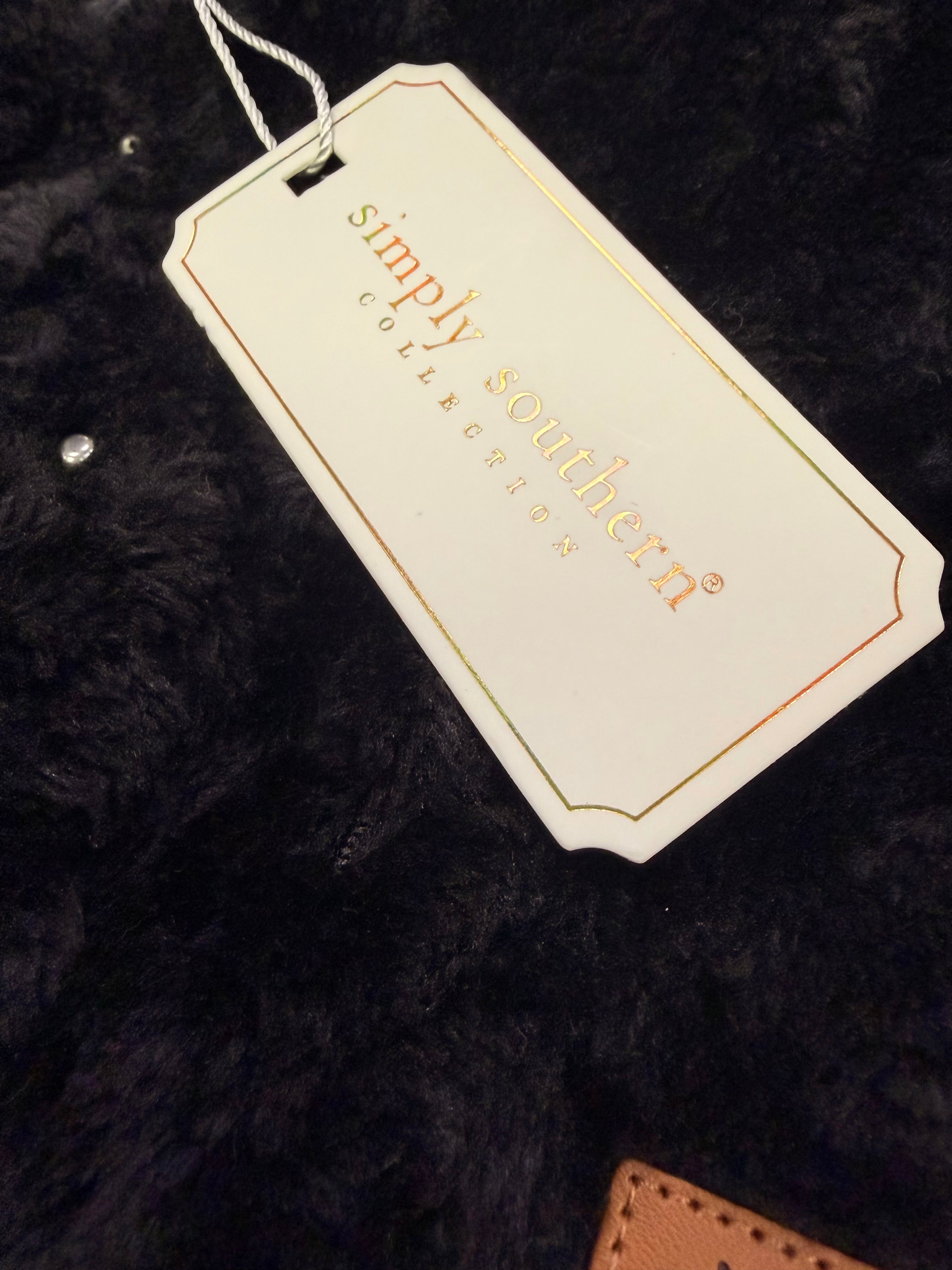 Simply Southern Black Quarter Button Pullover