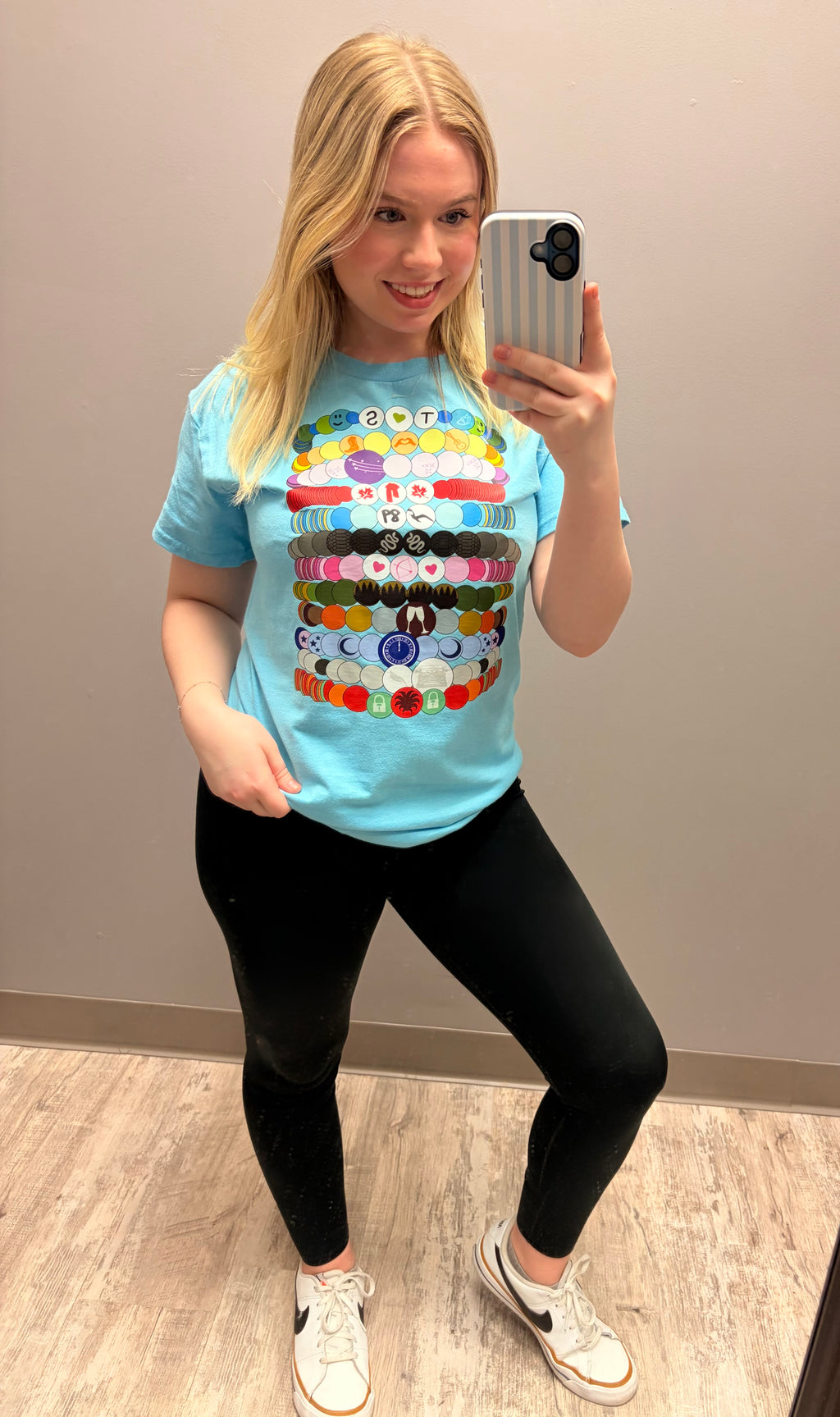 Eras Friendship Bracelet Tee – Hand Pressed Swiftie Favorite