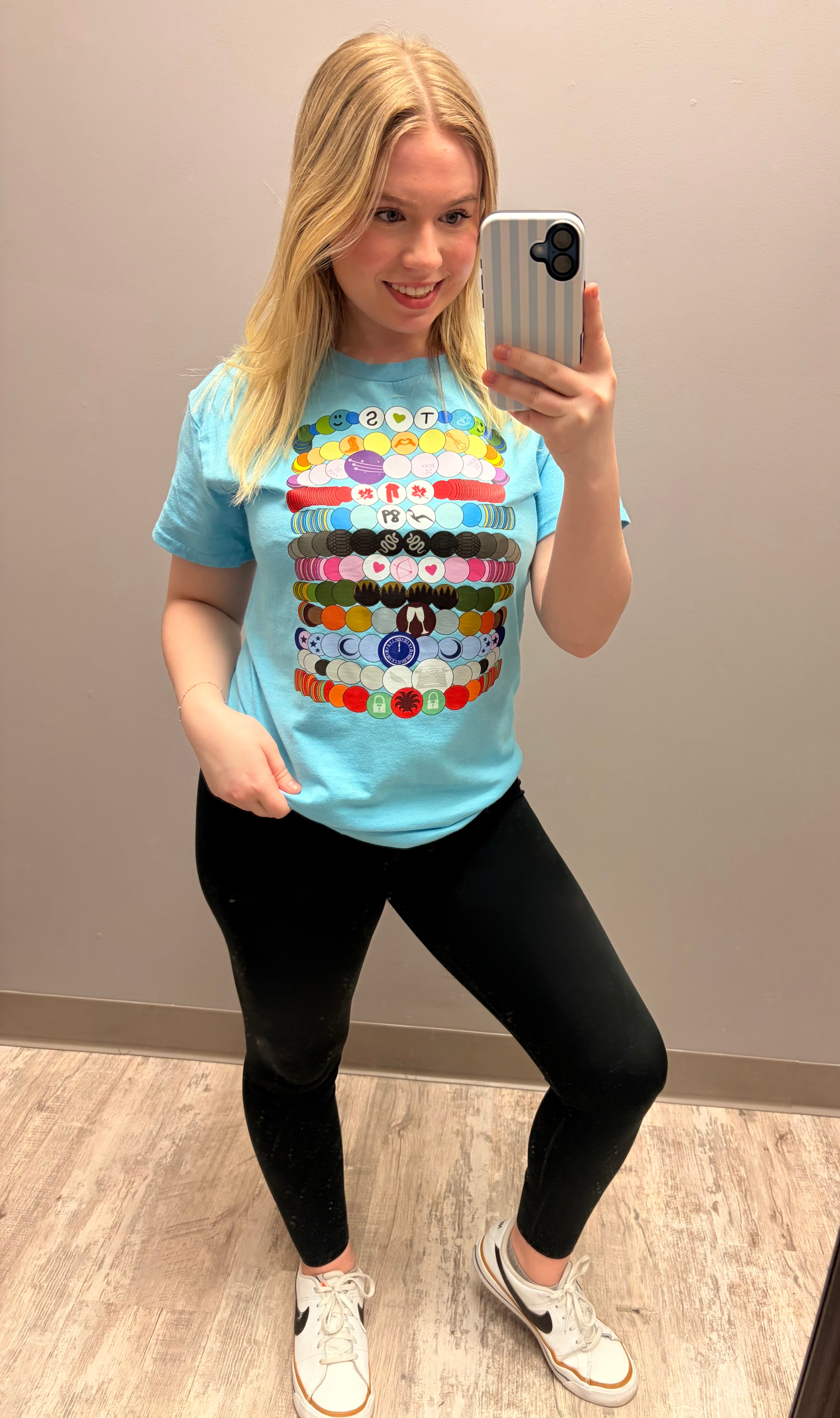 Eras Friendship Bracelet Tee – Hand Pressed Swiftie Favorite