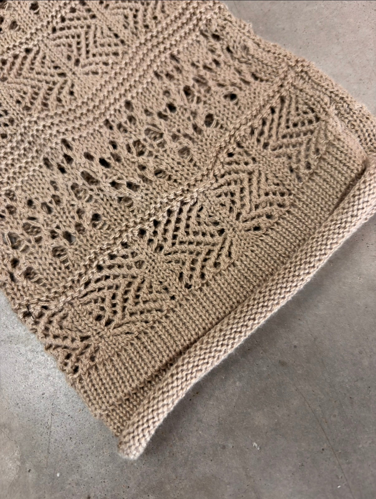 Mocha Crochet Sweater - Cozy Boho Chic