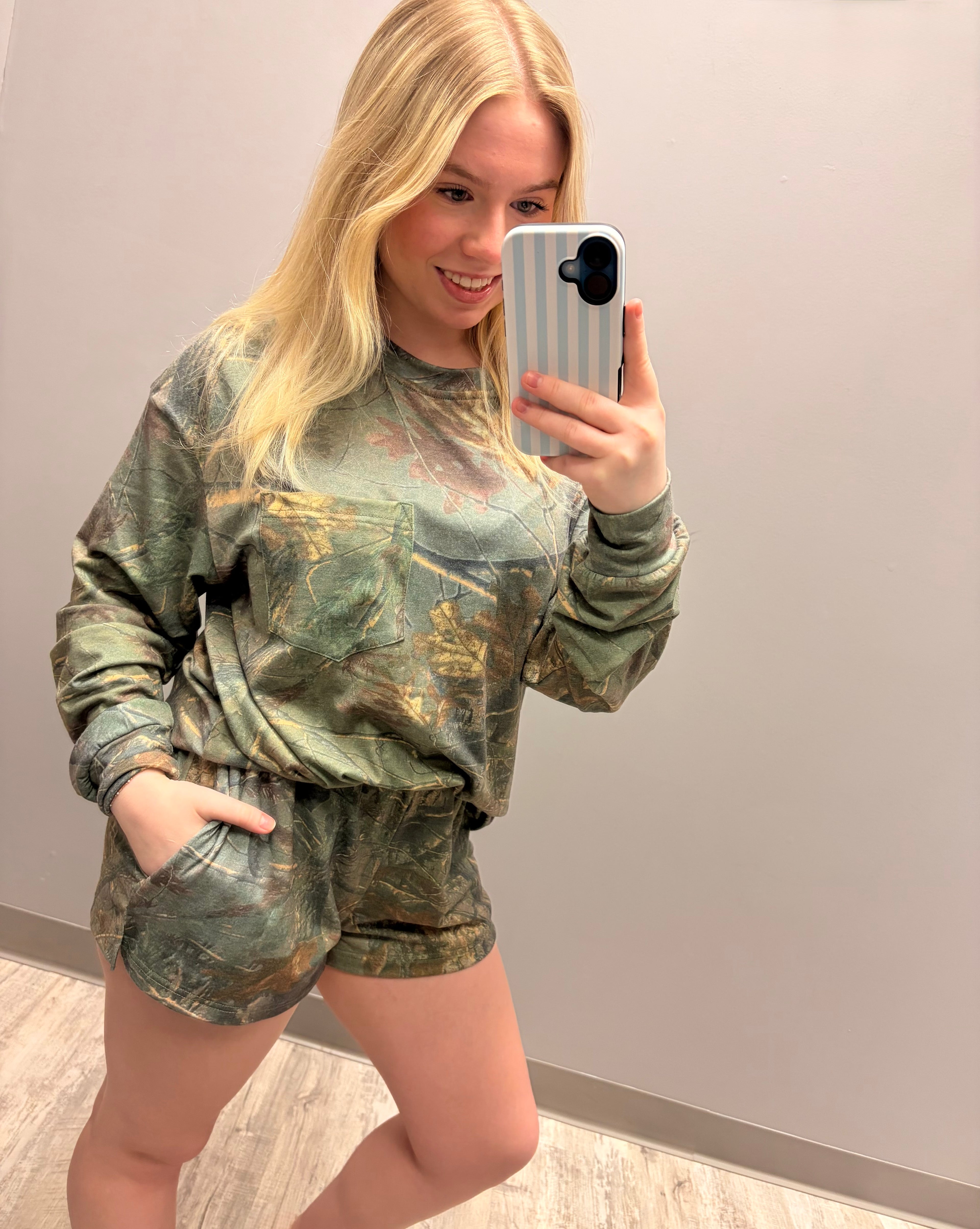 Women's Camo Lounge Set | Comfy Matching Set