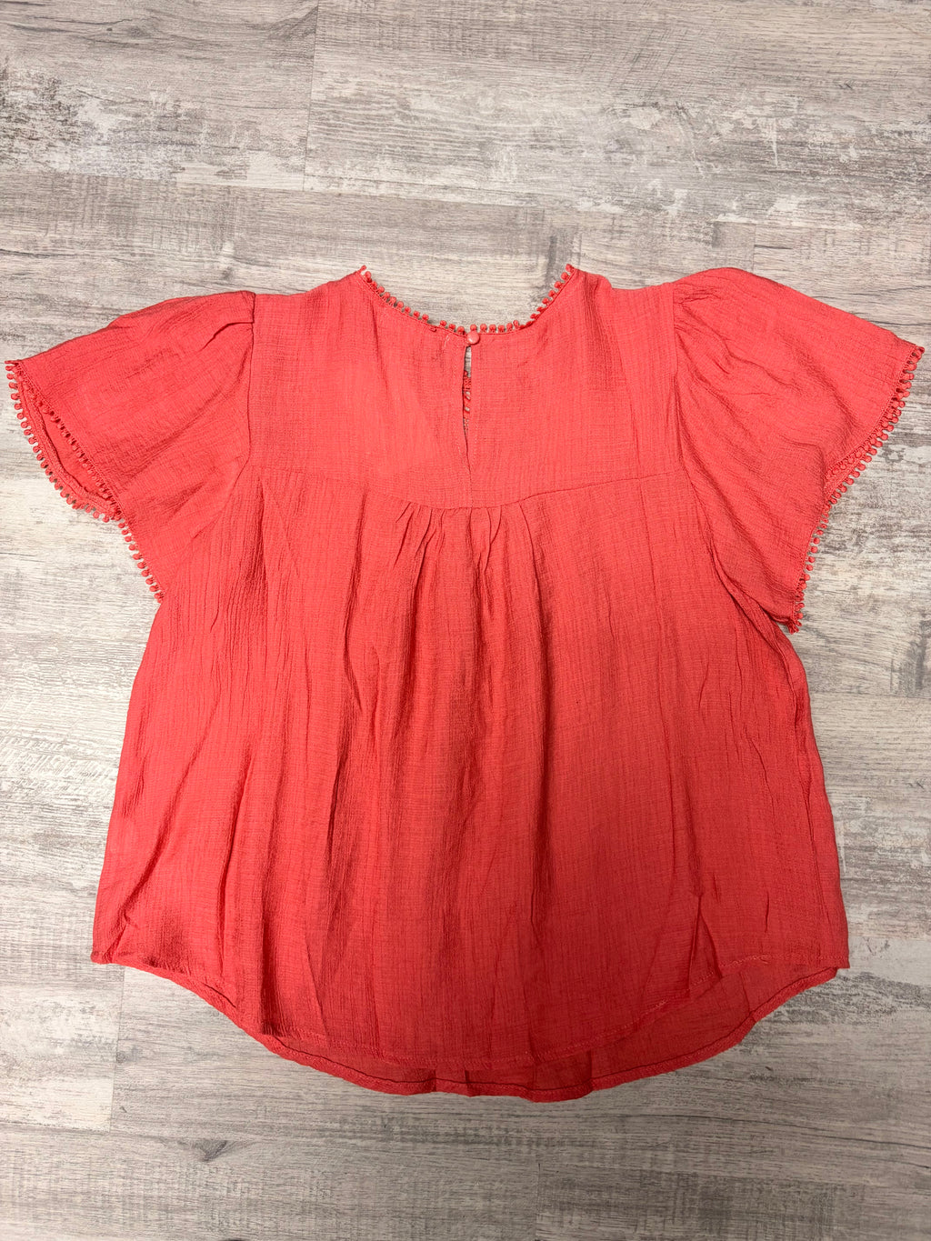 Soft Coral Lace Blouse