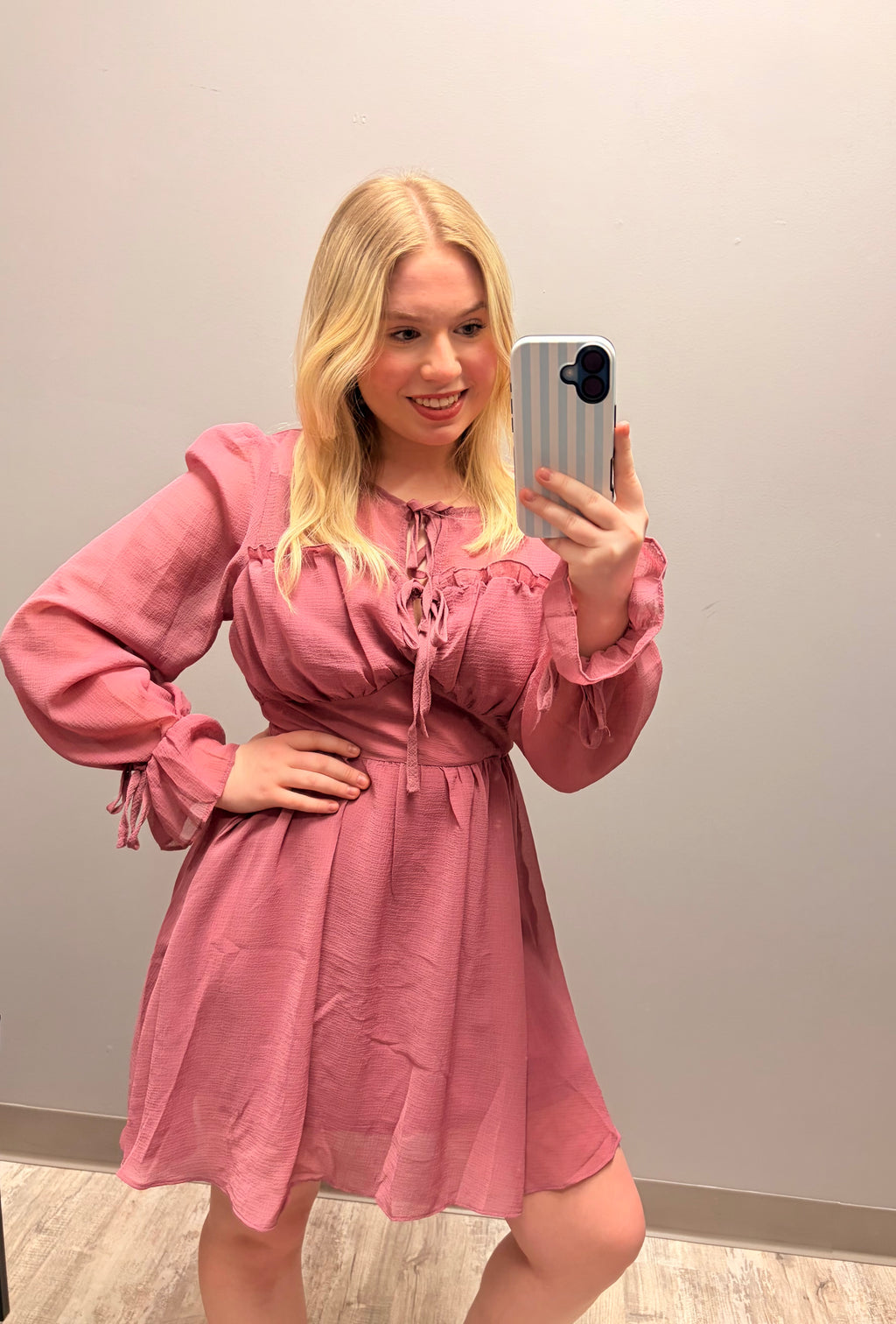 Blushing Mauve Dress