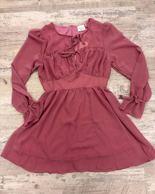 Blushing Mauve Dress