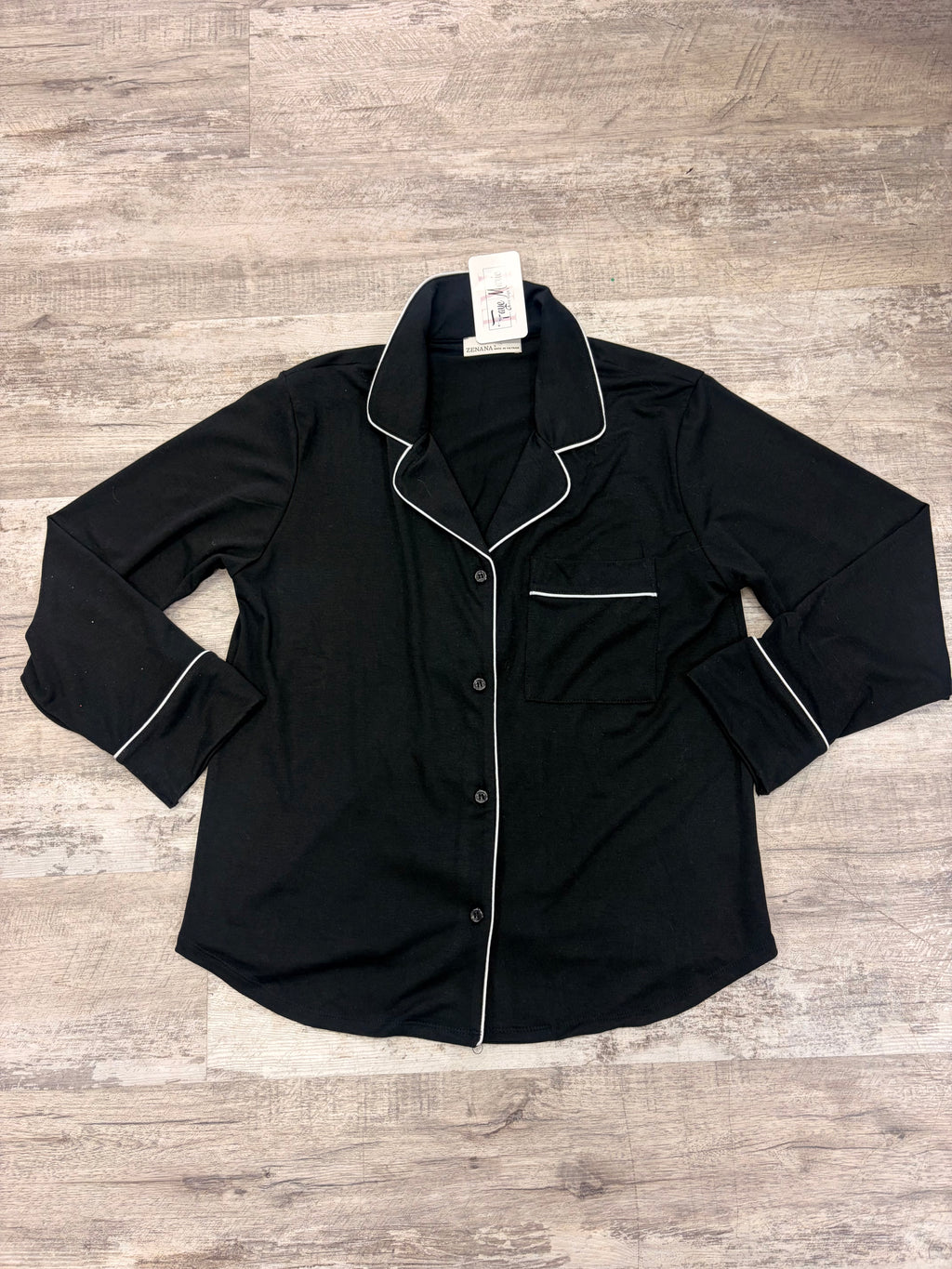 Ultra-Soft Black Pajama Set