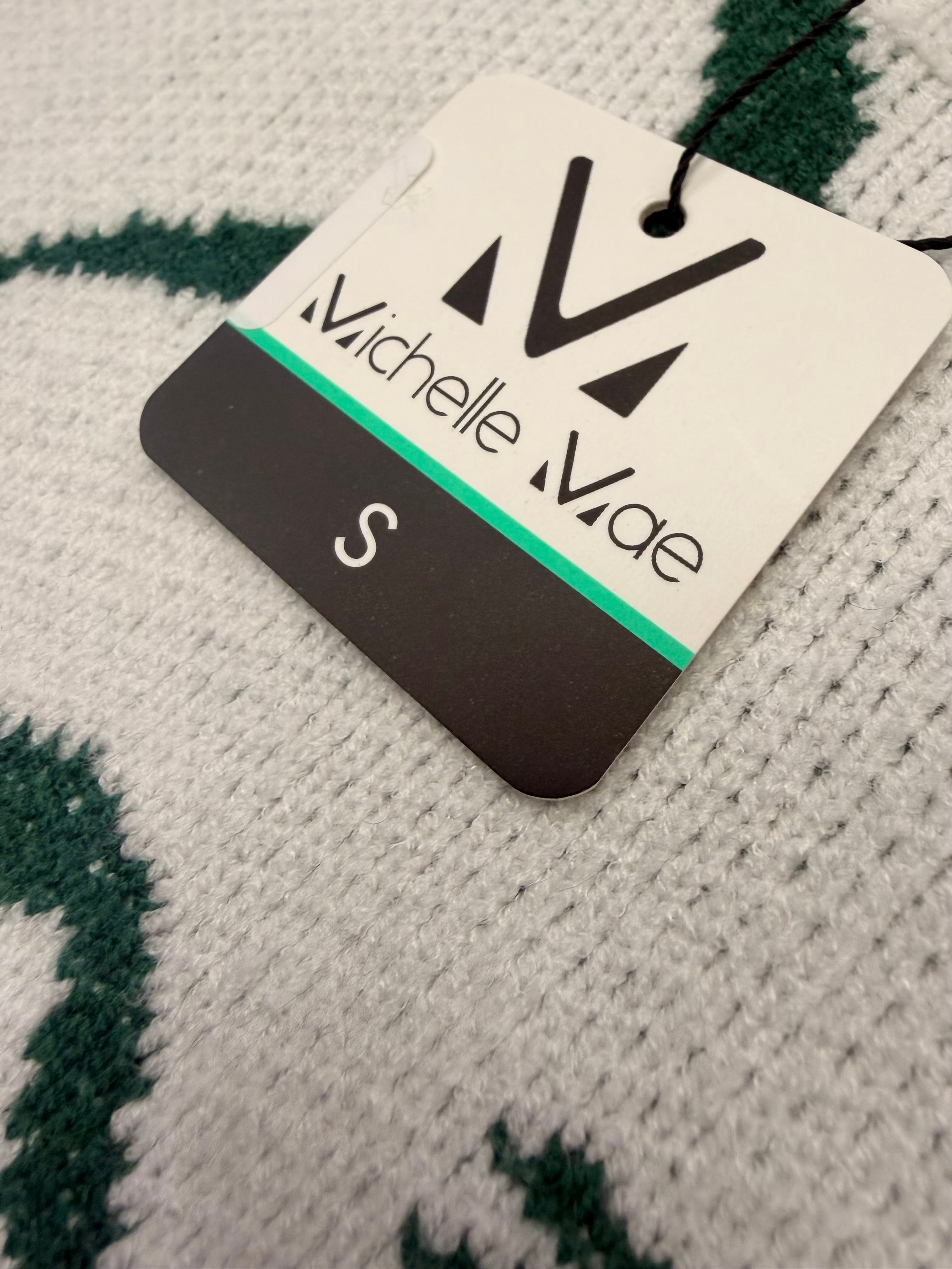 Cozy Green Bow Sweater